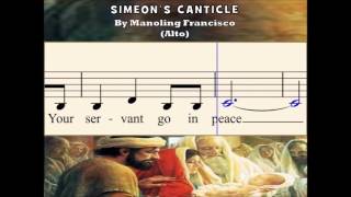 O15c Simeons Canticle  by Manoling Francisco Alto [upl. by Essilem]