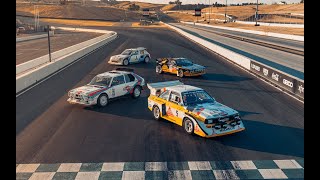 Group B Rally Cars Back in Action at Velocity Invitational 2024 Lancia Delta amp Audi Quattro [upl. by Yrot539]