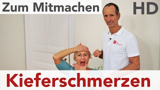 Kieferschmerzen  Ursachen Übungen mit der Faszienrolle Übungen Kiefer Kiefergelenk Faszien [upl. by Korella209]