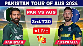 🔴Live Pakistan vs Australia 3rd T20 Match 2024  Pak vs Aus 3rd T20 Match Live Score amp Commentary [upl. by Brookhouse]