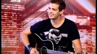 X Factor 3 Greece  Auditions 3  Fotis Sianidis [upl. by Refiffej847]