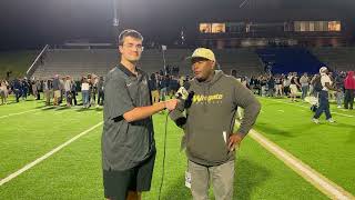 Wingate Football VS Barton 101224  Postgame Interviews [upl. by Jamnis]