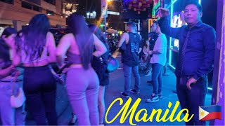 Manila Nightlife 🇵🇭  Red Light District Breakdown  P Burgos St [upl. by Desdamona]