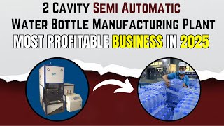 2 Cavity Semi Automatic Blowing Machine  Plastic Bottle making Machine New Technology [upl. by Mcintosh839]