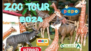 ZOO TOUR 2024  Lions jaguars leopards giraffes tapirs tigers kangaroos [upl. by Midis]