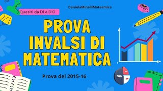 Soluzioni prova invalsi di matematica  terza media 201516  parte1 [upl. by Afira]