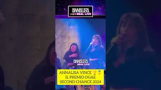 ANNALISA CON quotSINCERAMENTEquot 💥VINCE IL PREMIO OGAE SECOND CHANCE 2024 CON 364 PUNTI🏆🥇 [upl. by Duvall]