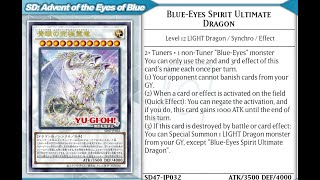 IM FINALLY USING THE NEW BLUE EYES SUPPORT CARDS [upl. by Enylcaj]