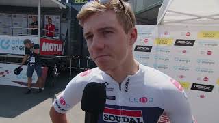 Remco Evenepoel  Interview at the start  Stage 3  Tour de Suisse 2023 [upl. by Tzong]