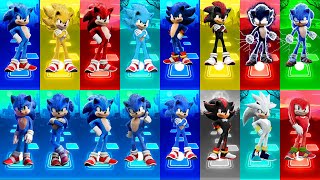 All Characters Megamix Sonic The hedgehogShadow The HedgehogSilver The HedgehogKnuckle [upl. by Marlene883]