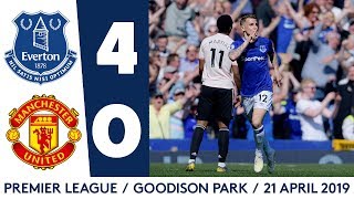 BLUES RUN RIOT AGAINST MAN UNITED  HIGHLIGHTS EVERTON 40 MAN UTD [upl. by Davidde]