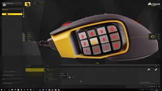 Corsair Scimitar RGB  How to assign  Rapid Fire [upl. by Valentin475]