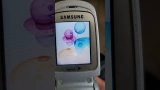 Samsung SPH A560 Sprint startup and shutdown [upl. by Nylecsoj915]