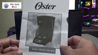 UNBOXING Oster 4 Cup Coffeemaker with Permanent Filter [upl. by Mansur502]