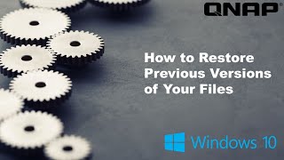 How to Restore Deleted Files Using Windows Versions Your QNAP NAS amp Snapshots [upl. by Epilef294]