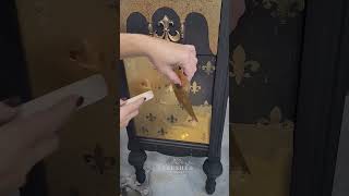 How to apply a gold foil transfer to furniture [upl. by Chernow]