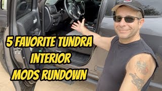 5 Favorite Tundra Interior Mods Rundown [upl. by Ahsima605]