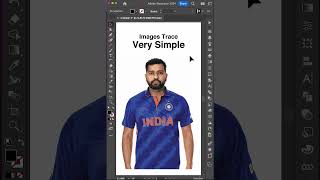 illustrator image trace color  illustrator image trace shorts [upl. by Inhoj]