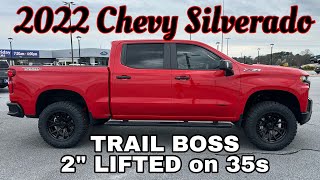 2022 Chevy Silverado TRAIL BOSS 2quot LIFTED on 35s [upl. by Juieta377]