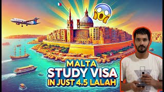 Malta study visa success storyVisa in just 45 lahk👽Malta study visachahal vlogs [upl. by Iccir]