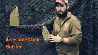 Awesome Molle Holster  Eagle Industries M9 Pistol Holster [upl. by Anahc]