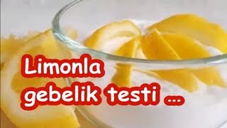 Limonla gebelik testi … [upl. by Sanyu]