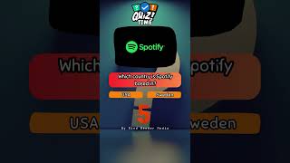 🌟SPOTIFY💡 trivia popculture shorts [upl. by Virgil518]