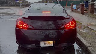 G37 COUPE GTR STYLE TAIL LIGHT MOD DIY TUTORIAL [upl. by Annekahs]