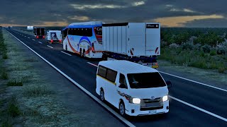 citybus irizar i6s  ets2 150 bus modpulling trailer african style enroute to harare zimbabwe [upl. by Colwen716]