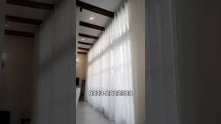 Automatic Curtain Track System Curtain Motor automatedblinds smartcurtain [upl. by Elberfeld]