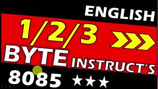 1 byte instruction in 8085  2 byte instruction in 8085 3 byte instruction in 8085  English [upl. by Refinne]