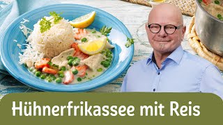 Hühnerfrikassee selber machen 🍲  REWE Deine Küche [upl. by Dominy809]