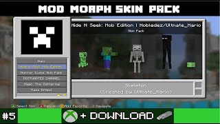 MOD MORPH SKIN PACK Minecraft Xbox 360 Edition RGHJTAG [upl. by Monique]