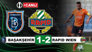 Başakşehir 12 Rapid Wien  Konferans Ligi Canlı Yayın [upl. by Ahsiyn181]