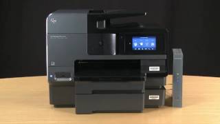 How To Connecting an HP InkJet Printer to a Wireless Network [upl. by Yewed]