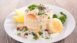 Recette  Vol au vent crevette champignon [upl. by Aramoy215]