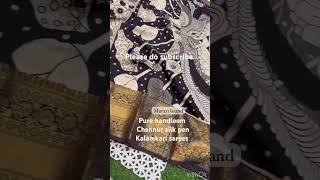 Pure handloom Chennur silk penkalamkari sareesampkanchi border order6305917092ShortsViralNew2499 [upl. by Latrell325]