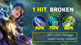 NEW META LESLEY BEST 1 HIT BUILD 2024 recommended build  MLBB [upl. by Gomez804]