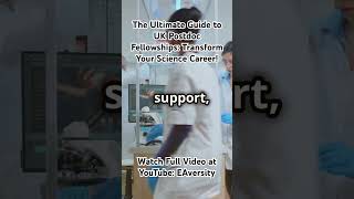 The Ultimate Guide to UK Postdoc Fellowships Transform Your Science Career [upl. by Behnken]