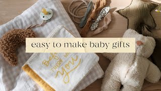 10 DIY Baby Gift Ideas  Beginner Sewing Tutorial [upl. by Aniuqal]