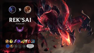 RekSai Jungle vs Taliyah  EUW Master Patch 1315 [upl. by Annovoj]