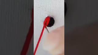 Ladybird Hand Embroidery Design [upl. by Froma185]