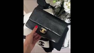 샤넬 CHANEL MINI FLAP BAG AS5218 B18321 94305wwwroseluxcom [upl. by Rusert]