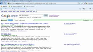 Literatursuche mit Google Scolar [upl. by Aretta]