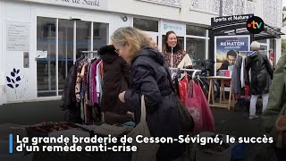 La grande braderie de CessonSévigné le succès dun remède anticrise [upl. by Melisandra]