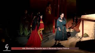 Allo Sferisterio Turandot apre il Macerata Opera Festival [upl. by Yenohtna]