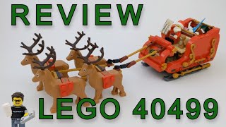 LEGO 40499 Santas Sleigh Review  Get two [upl. by Marillin]