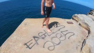 Maroubra Eagles Cliff Jump [upl. by Suolhcin]