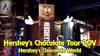 Hersheys Chocolate Tour POV at Hersheys Chocolate World in Pennsylvania [upl. by Jaine]