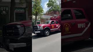 CDMX Mexico City Bomberos responding [upl. by Ymaral]